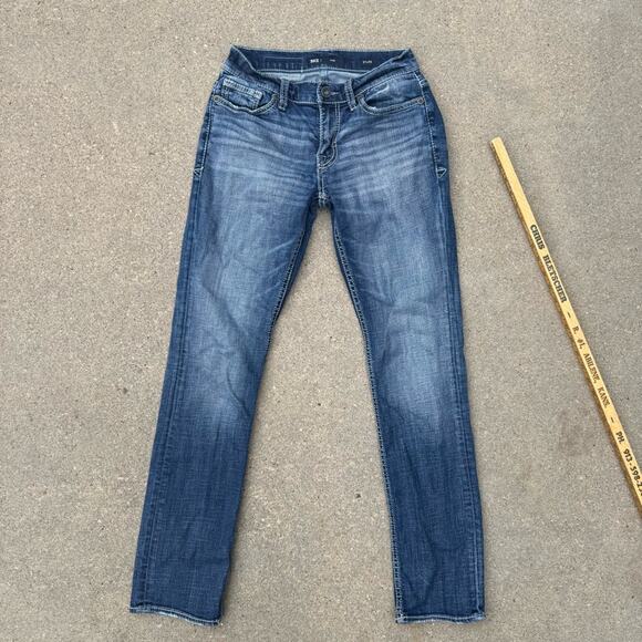 Buckle BKE Alec 27x32 Straight Stretch Blue Jeans ABS5123 - Picture 2 of 9